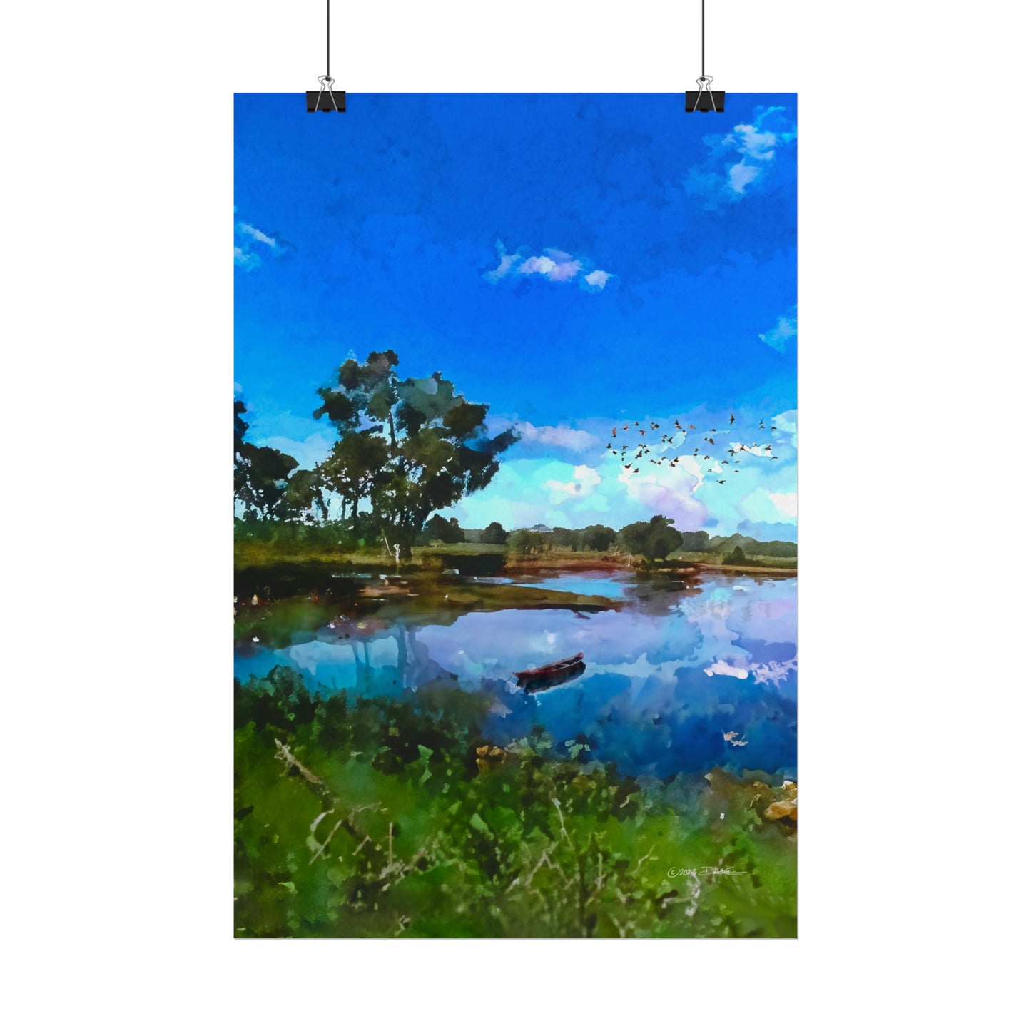 Metricup, Western Australia. Unframed digital watercolour print.